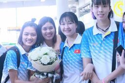 Đội tuyển U23 nữ Việt Nam đã có mặt tại Thái Lan