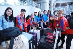 Đội nữ Philippines tập huấn tại Thái Lan