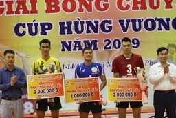 Kết thúc giải bóng chuyền cúp Hùng Vương 2019