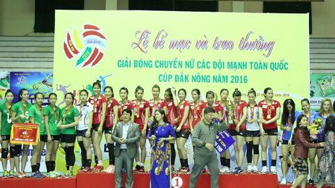 Kết thúc giải Bóng chuyền Cup Đắk Nông năm 2016: Thông tin LVPB vô địch