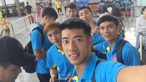 Đội tuyển Việt Nam lên đường tham dự Giải Vô địch bóng chuyền nam châu Á 2017