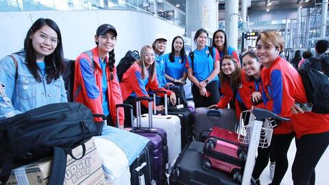 Đội nữ Philippines tập huấn tại Thái Lan