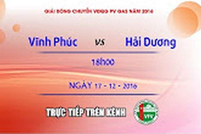 VĨNH PHÚC - HẢI DƯƠNG l GIẢI VĐQG PV GAS 2016