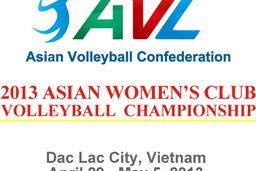 Lịch thi đấu giải bóng chuyền nữ các CLB châu Á 2013