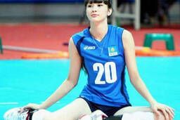 Vẻ đẹp thiên thần của nữ VĐV bóng chuyền U19 Kazakhstan.