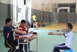 VTV Bình Điền Long An kiểm tra năng khiếu bóng chuyền lần 2.