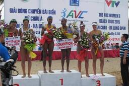 Vanuatu vô địch giải bóng chuyền bãi biển nữ Châu Á Tuần Châu - Hạ Long 2015
