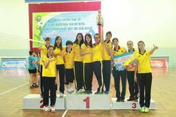 Kết thúc Giải Bóng chuyền tranh cúp Sanatech Bến Tre năm 2015: VTV Bình Điền Long An, Maseco TP.HCM lên ngôi vô địch
