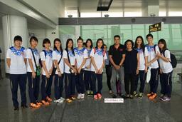 Đội tuyển bóng chuyền nữ trẻ Quốc gia lên đường làm nhiệm vụ