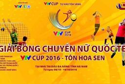 Lịch thi đấu giải bóng chuyền nữ Quốc tế VTV Cup 2016