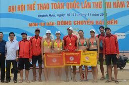 Đại hội TDTT Toàn quốc 2018: Khánh Hòa giành trọn 2 HCV bóng chuyền bãi biển