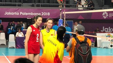 Thanh Thúy được tay đập số 1 thế giới khen ngợi tại ASIAD 2018