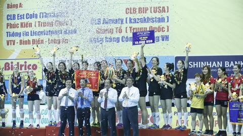 Kết thúc Cúp VTV9 Bình Điền 2018: Giang Tô, Trung Quốc giành ngôi vô địch