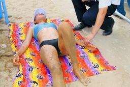 VĐV bóng chuyền bãi biển cấp cứu khi đang thi đấu: Hai lần nhập viện